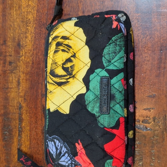 Vera Bradley Havana Rose Wallet and Cosmetics Pouch *Read* - Picture 4 of 7